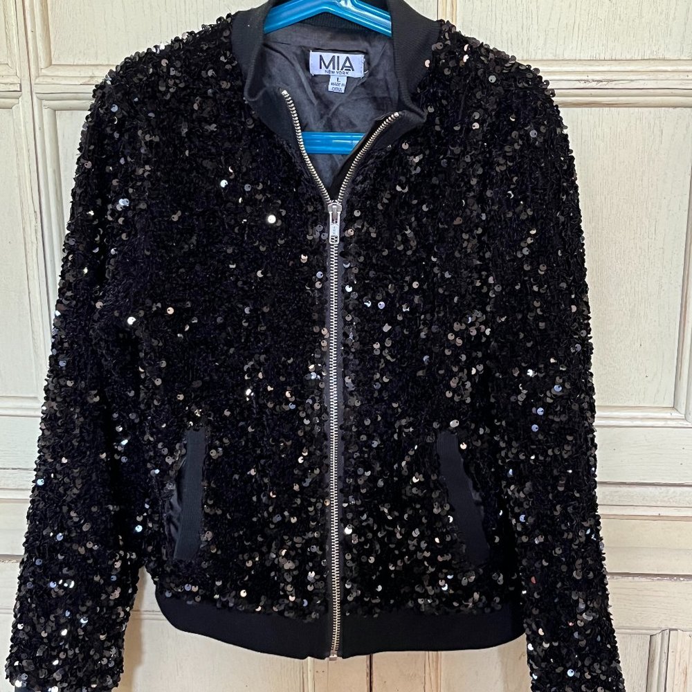 Mia New York Lux Sequin Jacket